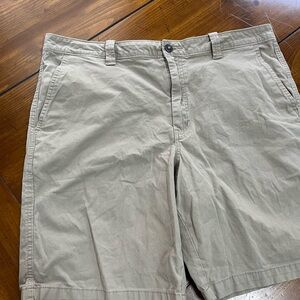 Magellan Outdoors Men's Flat Front Chino Shorts - Tan - Size 38